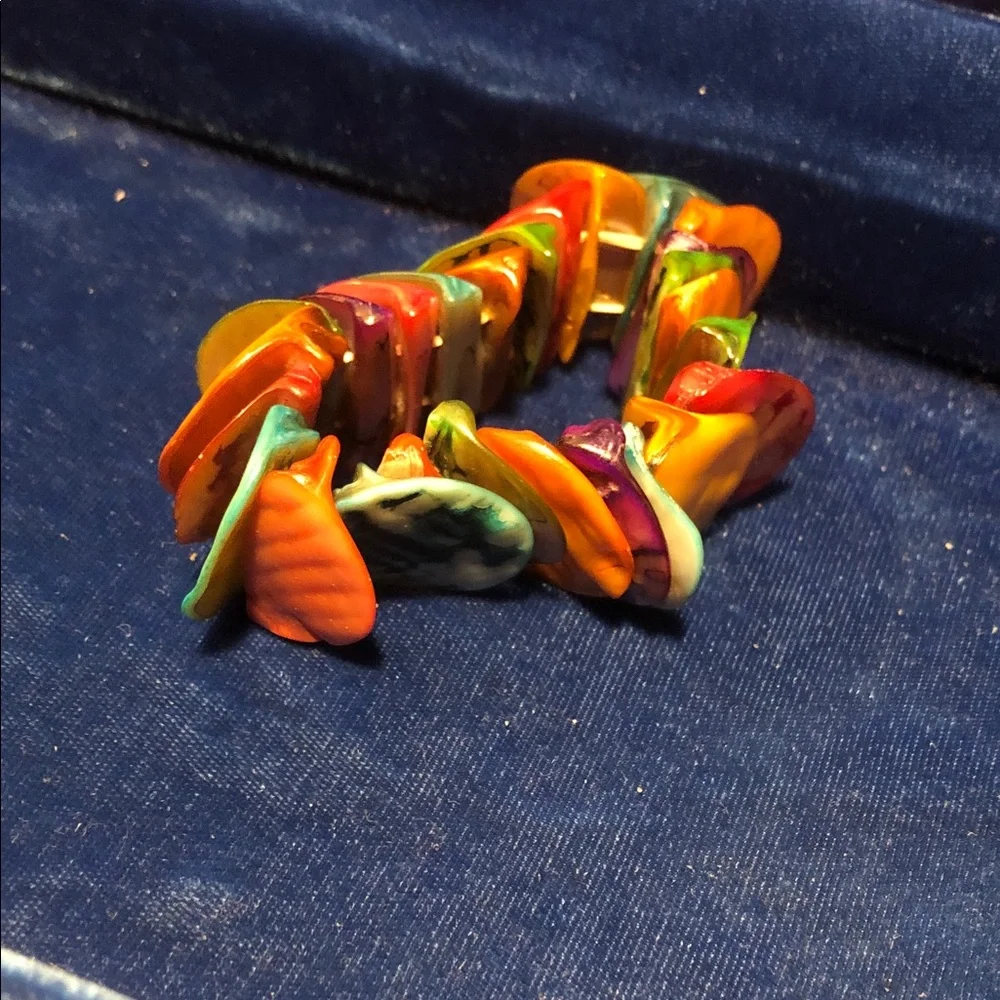 💋Multicolor Shell Chip Stretch Bracelet - Women Jewelry